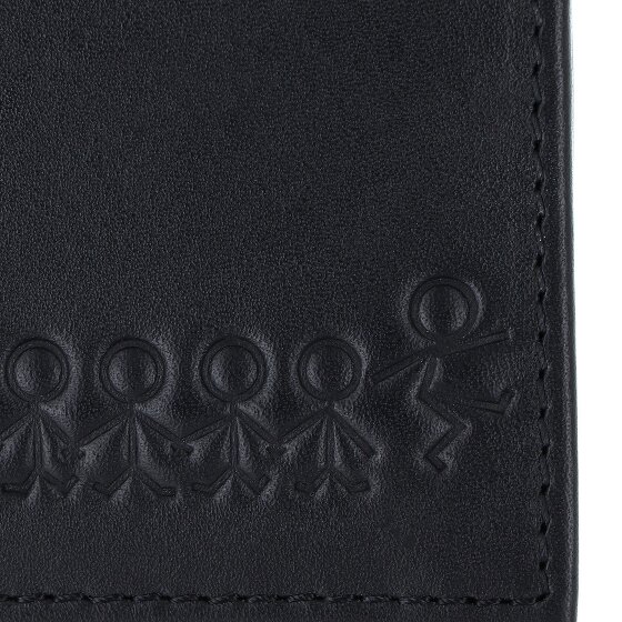 oxmox Leather Portafoglio Protezione RFID Vera Pelle 11 cm