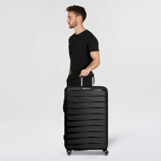 Franky London 4 ruote Carrello L 74 cm con piega di espansione