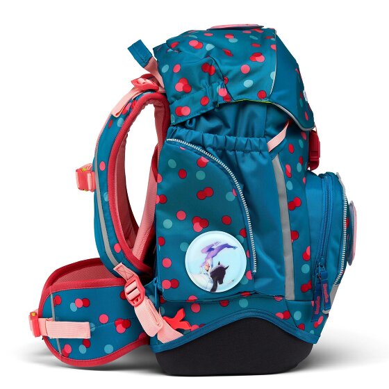 Ergobag Set di zaini per la scuola 6 pezzi, compreso il set di klettie