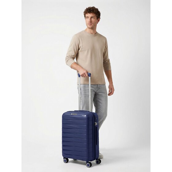 Franky London 4 ruote Trolley cabina S 55 cm espandibile