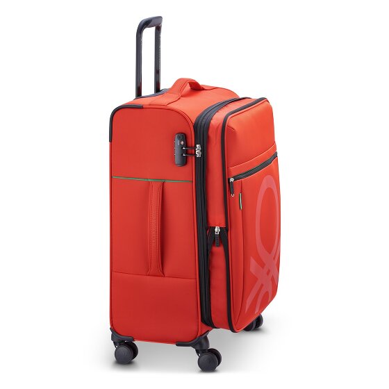Delsey Paris x United Colors of Benetton Colour Block Set di valigie a 4 ruote 3 pezzi.