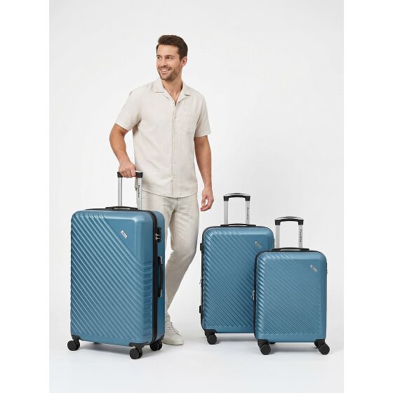 Check.In Paradise 2.0 4 ruote Set di valigie 3 pezzi espandibile