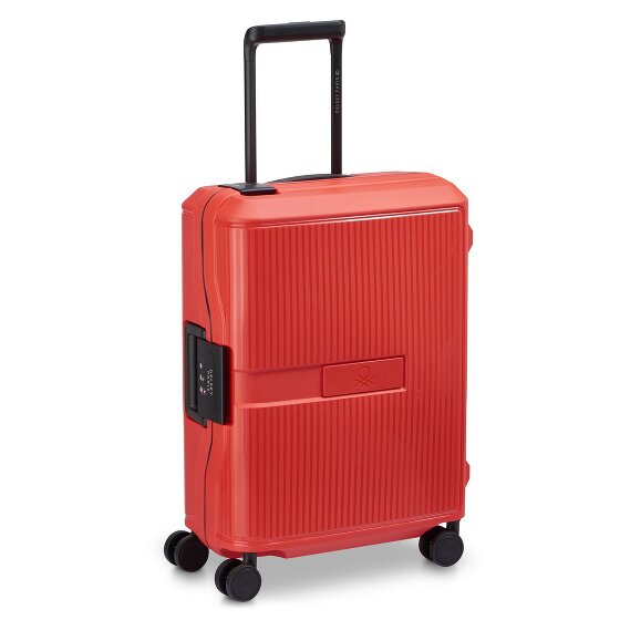 Delsey Paris x United Colors of Benetton Color Block Hardside Trolley da cabina a 4 ruote 55 cm
