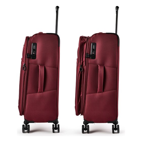 d&n Travel Line 9804 4 ruote Set di valigie 3 pezzi espandibile