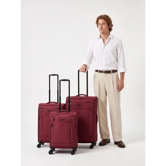 d&n Travel Line 9804 4 ruote Set di valigie 3 pezzi espandibile