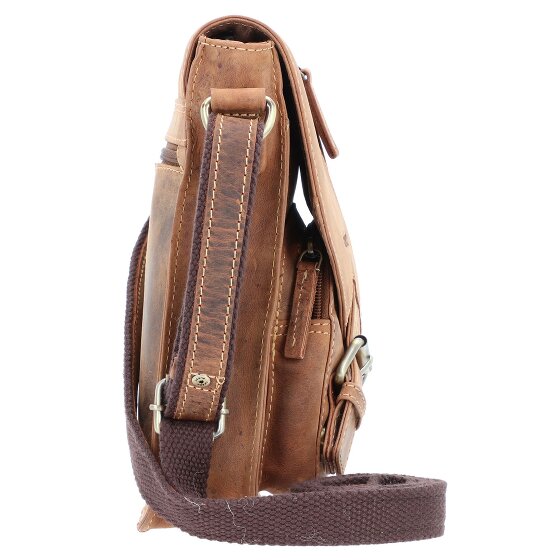 Greenburry Borsa a tracolla vintage in pelle 18 cm