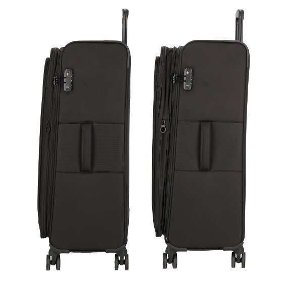 d&n Travel Line 9704 4 ruote Carrello L 78 cm con piega di espansione d&n Travel Line 9704 4 ruote Carrello L 78 cm con piega di espansione