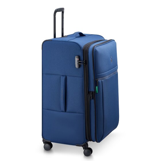 Delsey Paris x United Colors of Benetton BE Trolley a 4 ruote L 76 cm con piega elastica