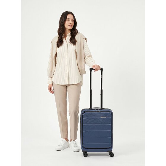Franky Munich 4.0 4 ruote Trolley cabina 55 cm Vano porta PC espandibile