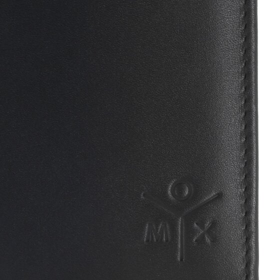 oxmox Leather Portafoglio Protezione RFID Vera Pelle 13 cm