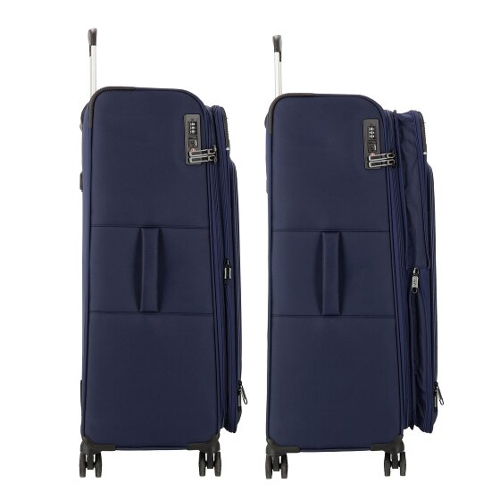 d&n Travel Line 9504 4 ruote Carrello L 76 cm con piega di espansione