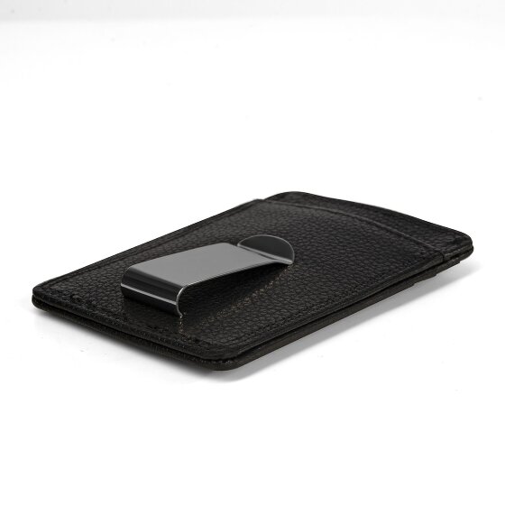 Redolz Porta carte di credito RFID in pelle Essentials da 7 cm con fermasoldi