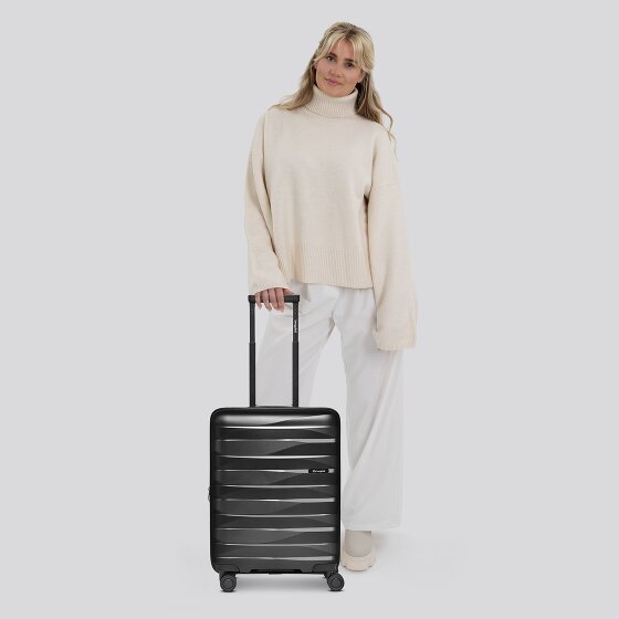 Bergpfeil Carrello da viaggio a 4 ruote per cabina S 55 cm con piega ad espansione