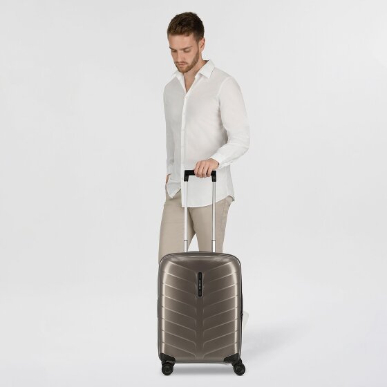 Samsonite Attrix 4 ruote Carrello della cabina 55 cm con piega di espansione