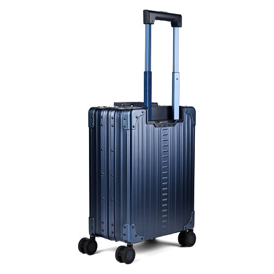 Aleon Trolley cabina Business a 4 ruote in Alluminio, 50 cm, con scomparto per laptop