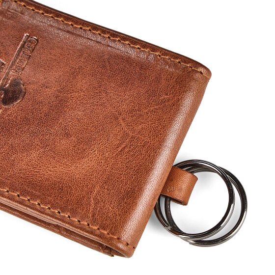 Greenburry Newport Portafoglio Protezione RFID Vera Pelle 8.5 cm