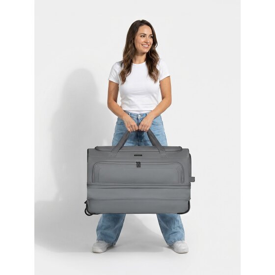 Redolz Duffle Essentials Borsa da viaggio a 2 ruote 70 cm L con patta di espansione