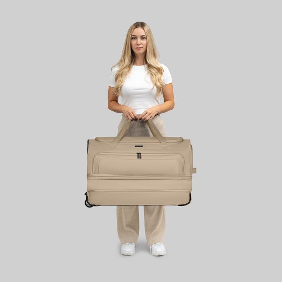 Redolz Borsa da viaggio Duffle Essentials a 2 ruote, 70 cm di lunghezza, espandibile