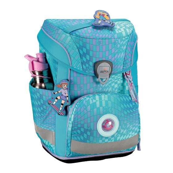 DerDieDas ErgoFlex Easy LED Set di borse per la scuola 5 pezzi