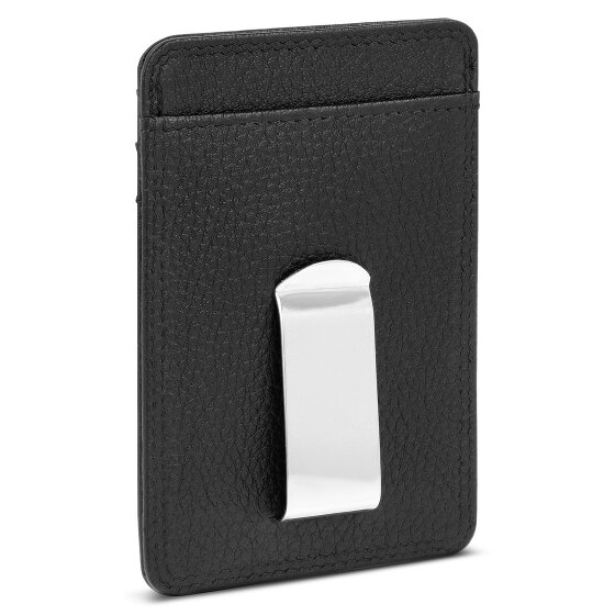 Redolz Custodia per carta di credito Leather Essentials in pelle con protezione RFID, 7 cm, con fermabanconote