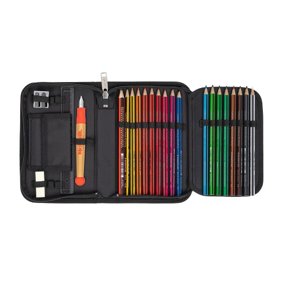 McNeill Accessori astuccio per matite pieno di 23 pezzi.