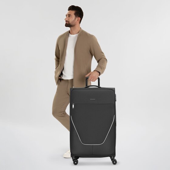Stratic taska Trolley a 4 ruote L 76 cm con piega a espansione