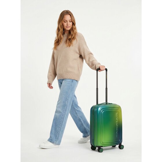 Mandarina Duck Logoduck + 4 ruote Trolley cabina 55 cm espandibile