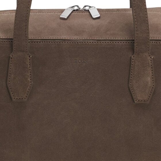 Boss Axell Borsa da viaggio Weekender Vera Pelle 45 cm