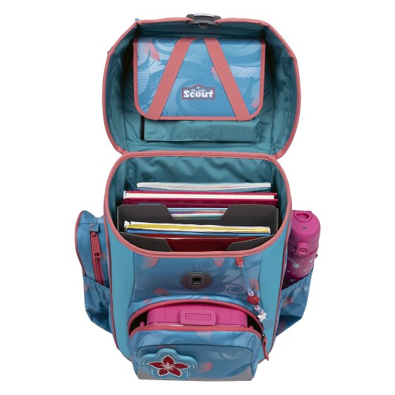 Scout Neo Exklusiv Safety Light Set di borse per la scuola 5 pezzi