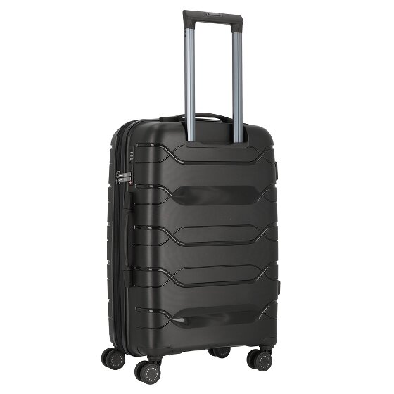 Polestream Strz by Asteroid 4 ruote Carrello M 64 cm con piega di espansione