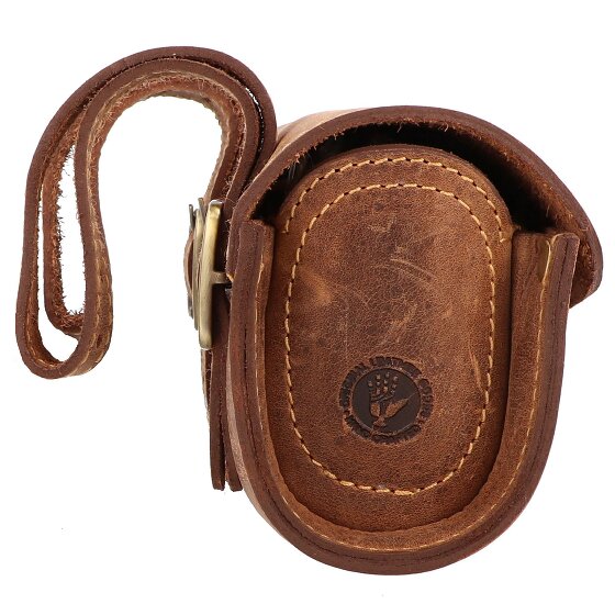 Greenburry Borsa da bicicletta originale vintage in pelle 17 cm