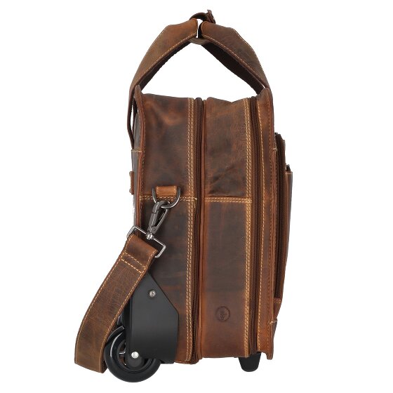 Greenburry Vintage 2 ruote Carrello business 33 cm Scomparto per laptop