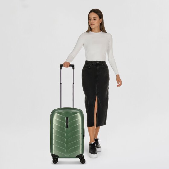 Samsonite Attrix 4 ruote Carrello della cabina 55 cm con piega di espansione