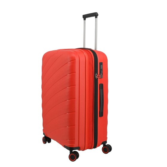 Travelite Buran0 4 ruote Set di valigie 3 pezzi con piega di espansione