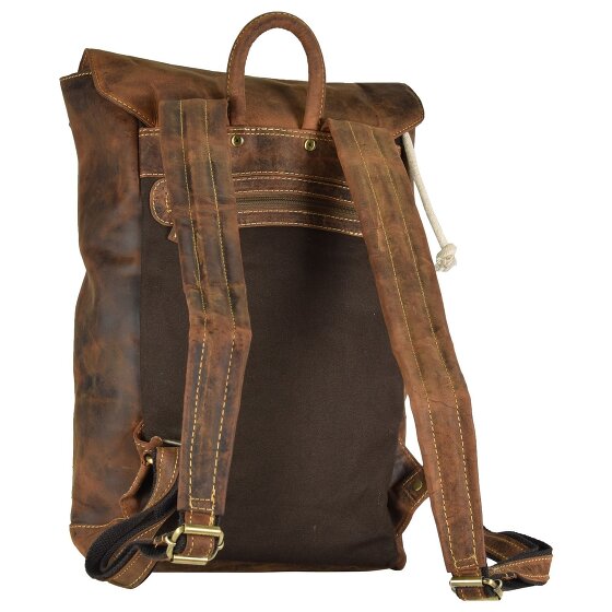 Greenburry Zaino vintage retrò in pelle 42 cm