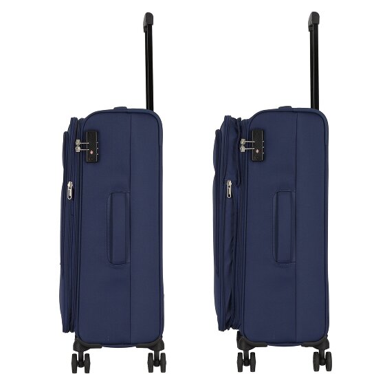 American Tourister Street Roll 4 ruote Set di valigie 3 pezzi con piega di espansione