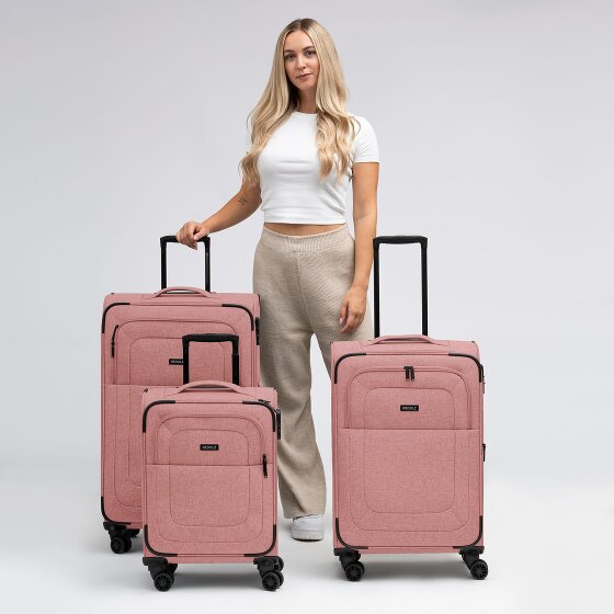 Redolz Essentials 12 THREE SET 4 ruote Set di valigie 3 pezzi espandibile