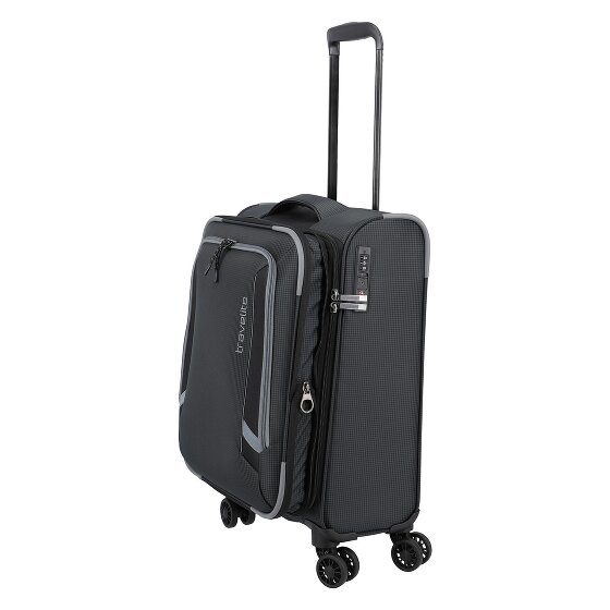 Travelite Corsiica 4 ruote Carrello della cabina S 55 cm con piega di espansione