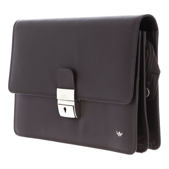 Golden Head Polo Uomo Borsa da polso in pelle 23 cm