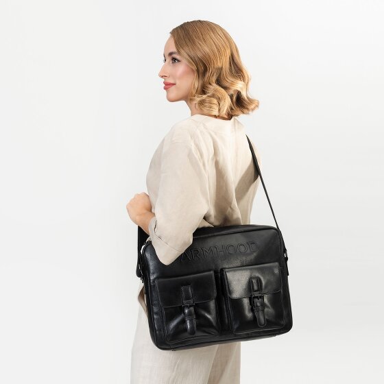 Farmhood Memphis Cartella Messenger Pelle 38 cm Scomparto per laptop