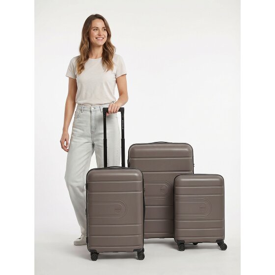 Redolz Essentials 11 4 ruote Set di valigie 3 pezzi con piega di espansione