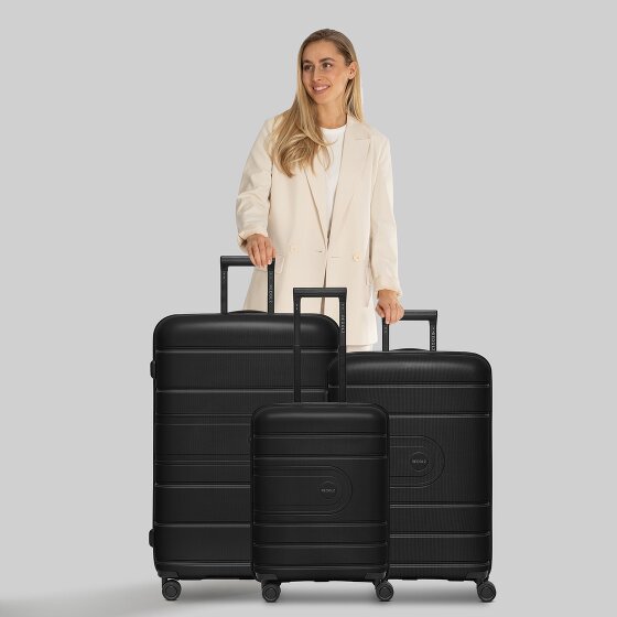 Redolz Essentials 11 4 ruote Set di valigie 3 pezzi con piega di espansione