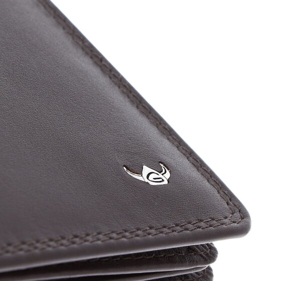 Golden Head Polo Identity Card Case RFID in pelle 9 cm