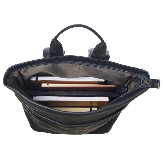 Leonhard Heyden Hamburg Zaino in pelle 46 cm Scomparto per laptop