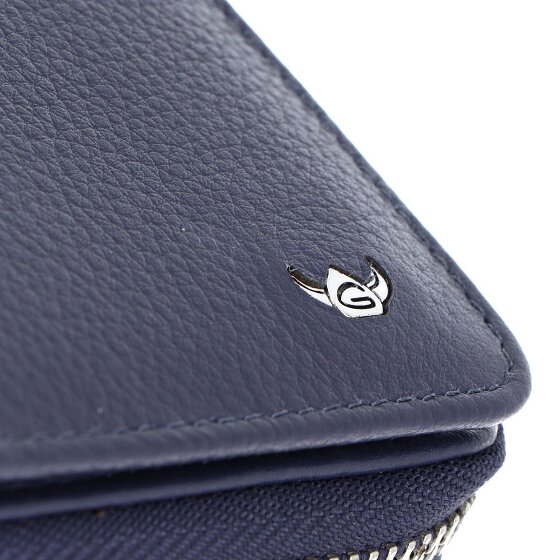 Golden Head Madrid Portafoglio Protezione RFID Vera Pelle 11.5 cm