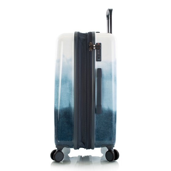 Heys Black Camo 4 ruote Set di valigie 3 pezzi con piega di espansione
