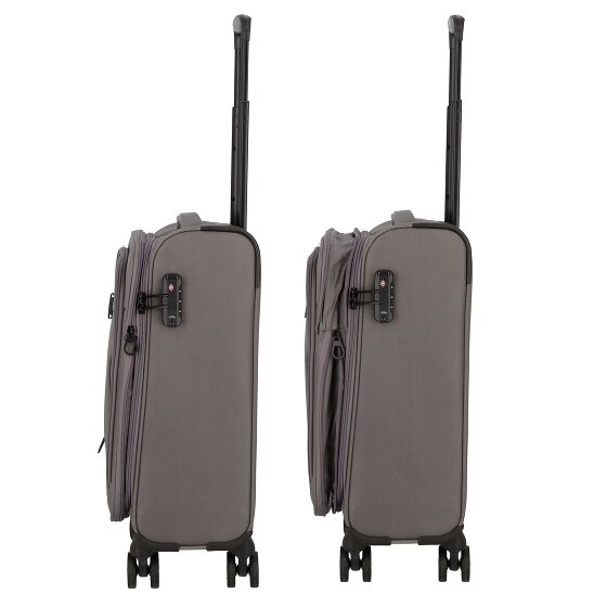 d&n Travel Line 9704 4 ruote Carrello della cabina S 55 cm con piega di espansione