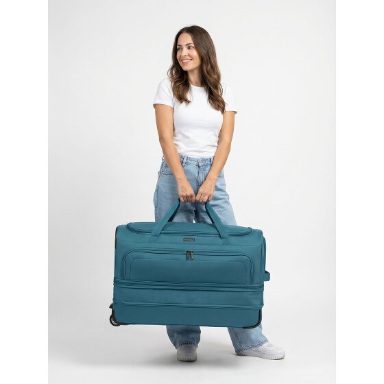 Redolz Borsa da viaggio Duffle Essentials a 2 ruote, 70 cm di lunghezza, espandibile
