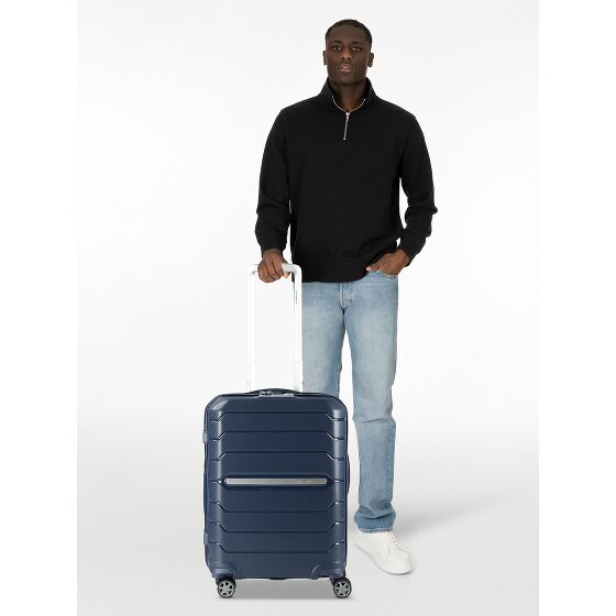 Samsonite Flux 4 ruote Carrello della cabina 55 cm con piega di espansione
