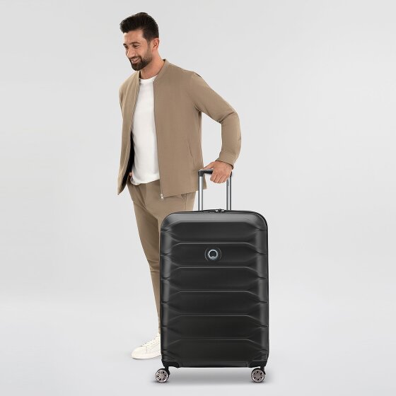 Delsey Paris Meteor 4 ruote Carrello L 78 cm con piega di espansione